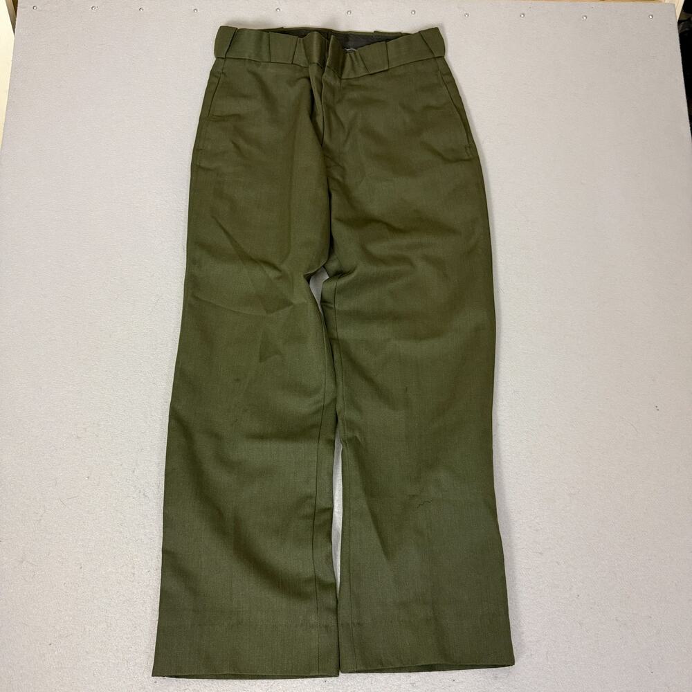 Flying Cross Uniform Pants Green Sheriff Dept Poly Wool Blend 36R